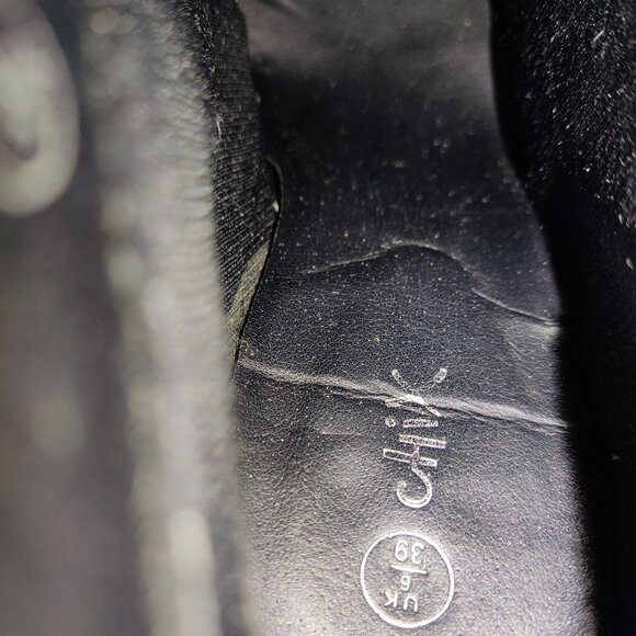 Chix | chunky platform ankle boots with metal spikes and studs | Size 39 | UK 6 - Picture 5 of 16